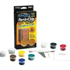 ReStor-it Quick20 Fix-A-Chip Repair Kit, 7 Intermixable Colors, Mixing Cup, Applicator, Color Mixing Guide