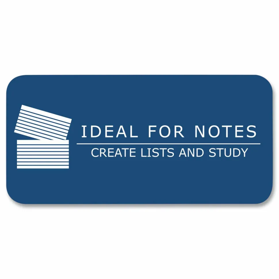 Roaring Spring Environotes Recycled Index Cards, Narrow Rule, 3 x 5 White, 100 Cards, 36/Carton