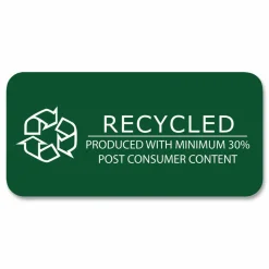 Roaring Spring Environotes Wirebound Recycled Index Cards, Narrow Rule, 3 x 5, White, 50 Cards, 24/Carton