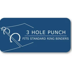 Roaring Spring Filler Paper, 3-Hole, 8.5 x 11, College Rule, 100 Sheets/Pack, 24 Packs/Carton