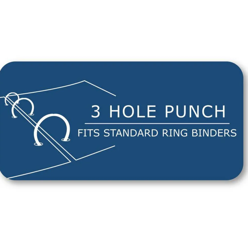 Roaring Spring Filler Paper, 3-Hole, 8.5 x 11, College Rule, 100 Sheets/Pack, 24 Packs/Carton