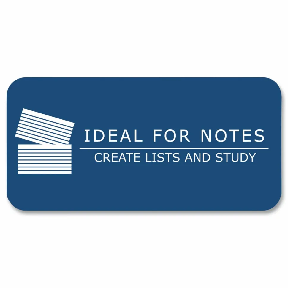 Roaring Spring White Index Cards, Narrow Ruled, 4 x 6, 100 Cards, 36/Carton