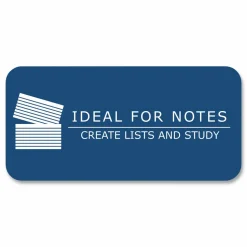Roaring Spring White Index Cards, Narrow Ruled, 3 x 5, White, 100 Cards/Pack, 36/Carton