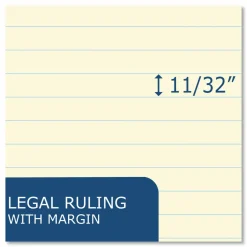 Roaring Spring EnviroShades Legal Notepads, Wide/Legal Rule, (50) Assorted Color 8.5 x 11 Sheets, 36/Carton