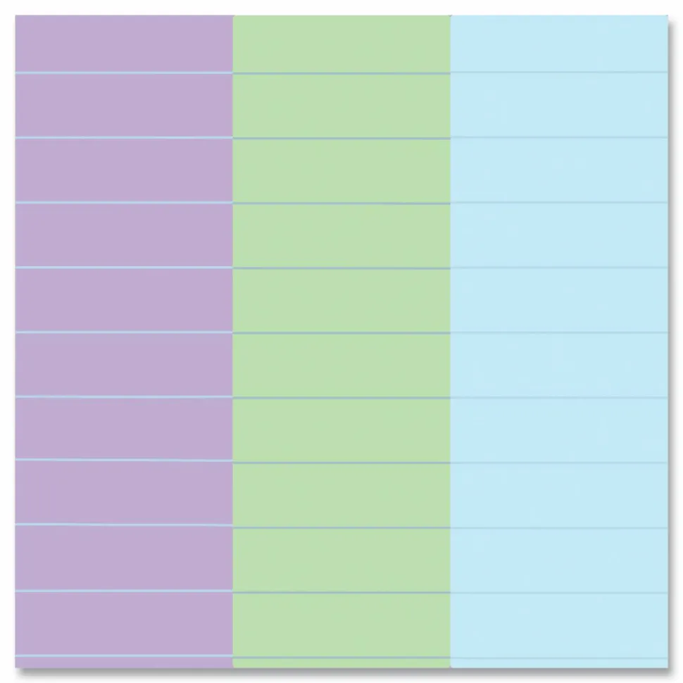 Roaring Spring EnviroShades Legal Notepads, Wide/Legal Rule, (40) Assorted Color 8.5 x 11 Sheets, 54/Carton