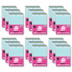 Roaring Spring EnviroShades Legal Notepads, Wide/Legal Rule, (40) Assorted Color 8.5 x 11 Sheets, 54/Carton