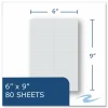 Roaring Spring EnviroShades Steno Pad, White Cover, Gregg Rule, (80) Gray 6 x 9 Sheets, 24/Carton
