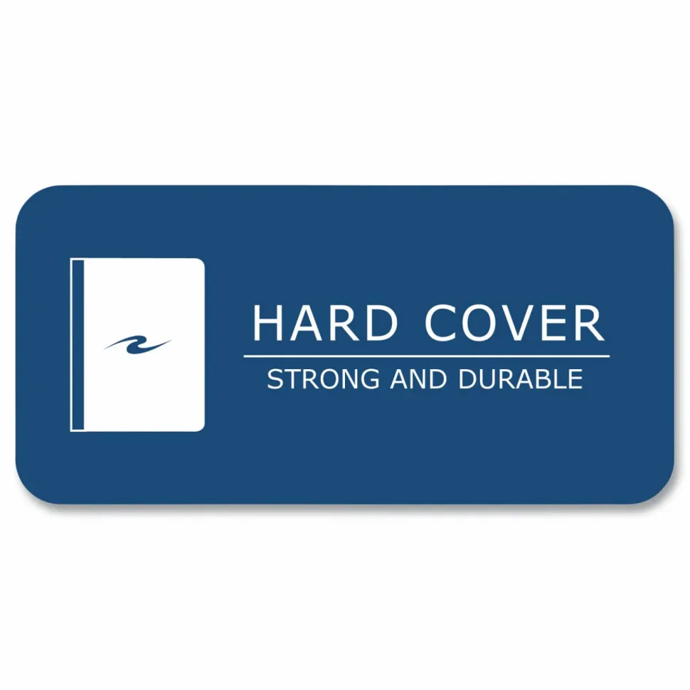 Roaring Spring Hardcover Marble Composition Book, Quadrille Rule (5 sq/in), Black Marble Cover, (80) 9.75 x 7.5 Sheets, 48/Carton