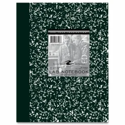 Roaring Spring Lab and Science Marble Notebook, Quadrille Rule (5 sq/in), Green Marble Cover, (60) 10.13 x 7.88 Sheets, 24/Carton