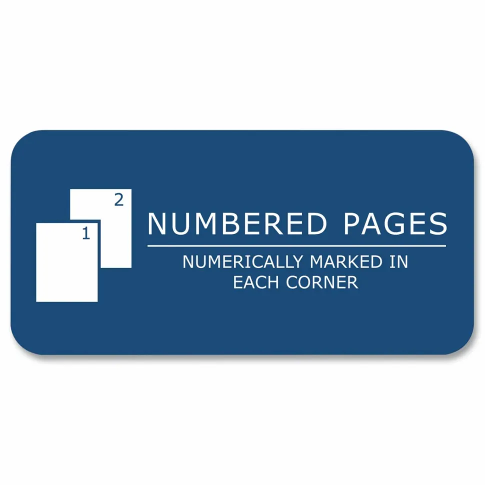 Roaring Spring Lab and Science Two-Part Carbonless Notepad, Quadrille Rule (4 sq/in), Gray Cover, (50) White/Blue 8.5 x 11 Sets, 24/Carton
