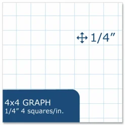 Roaring Spring Lab and Science Two-Part Carbonless Notebook, Quadrille Rule (4 sq/in), Gray Cover, (50) 11 x 9 Sheets, 12/Carton