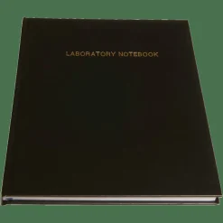 Roaring Spring Lab Research Notebook, 11 1/4" x 9 1/8", 4 x 4 Graph Print, 144 Pages (72 Sheets) , Black