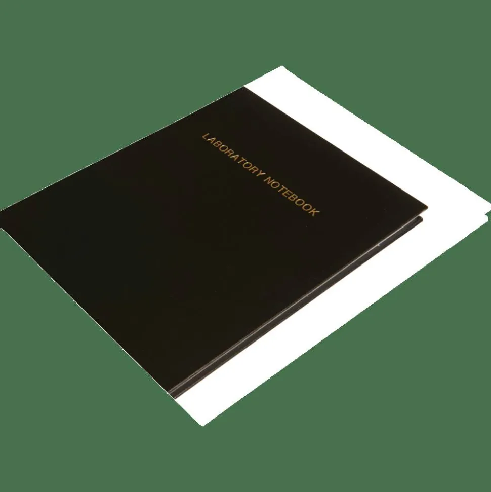 Roaring Spring Lab Research Notebook, 11 1/4" x 9 1/8", 4 x 4 Graph Print, 144 Pages (72 Sheets) , Black