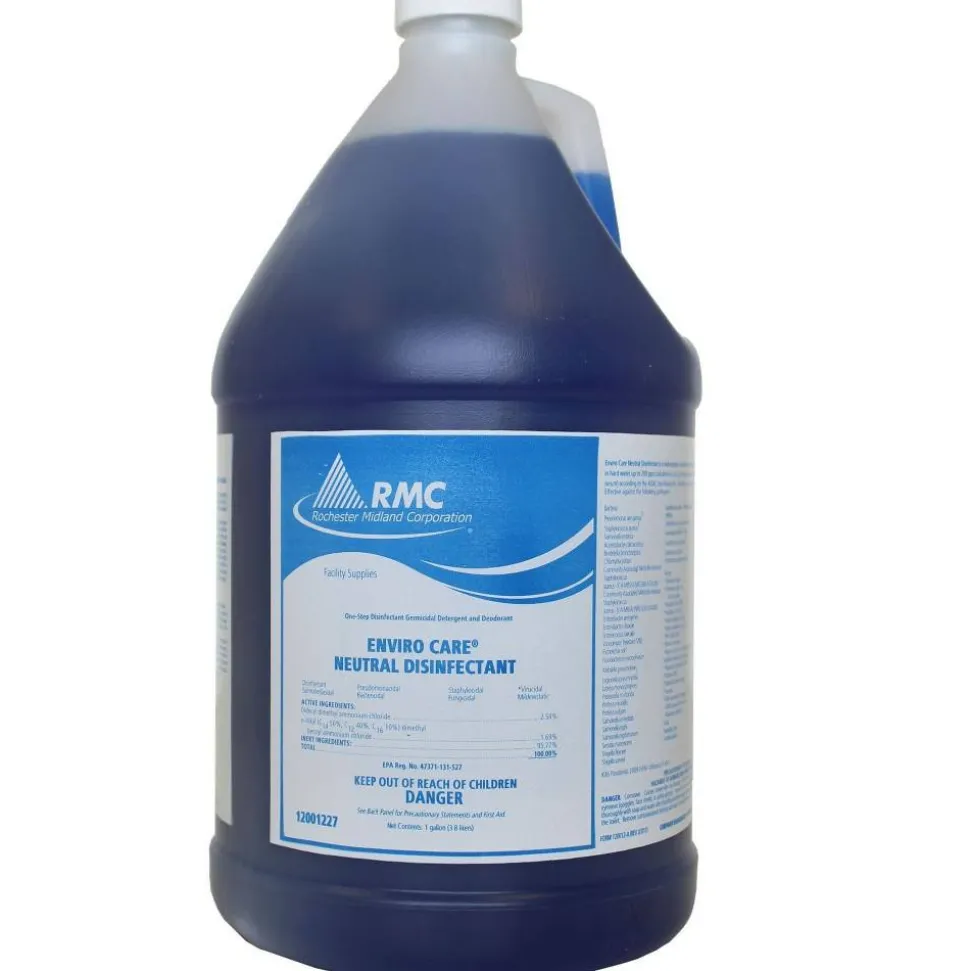 Rochester Midland Enviro Care Neutral Disinfectant, 128 Oz Bottle