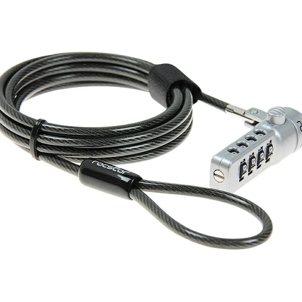 Rocstor Rocbolt Portable Security Cable With Combination Lock