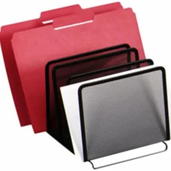 Rolodex Mesh Stacking Sorter, 5 Sections, Letter to Legal Size Files, 8.25