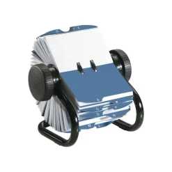 Rolodex Rotary Business Card File, 400-Card Capacity, Black