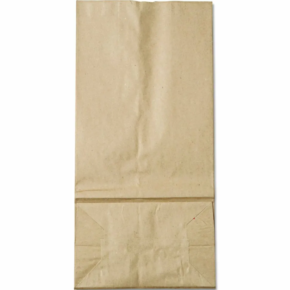 Ross & Wallace Paper Products Grocery Paper Bags, 16# Size, 40# Basis Weight, 7.75" x 4.75" x 16", Kraft, 500/Bundle