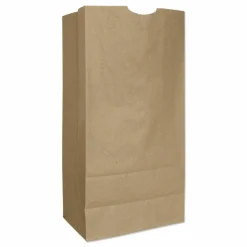 Ross & Wallace Paper Products Grocery Paper Bags, 16# Size, Extra-Heavy-Duty, 60# Basis Weight, 7.75" x 4.75" x 16", Kraft, 500/Bundle