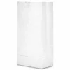 Ross & Wallace Paper Products Grocery Paper Bags, 8# Size, 35# Basis Weight, 6" x 3.88" x 12.5", White, 500/Bundle