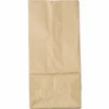 Ross & Wallace Paper Products Grocery Paper Bags, 5# Size, 35# Basis Weight, 5.25" x 3.38" x 10.94", Kraft, 500/Bundle