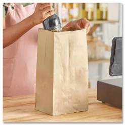 Ross & Wallace Paper Products Grocery Paper Bags, 2# Size, X-Heavy-Duty, 50# Basis Weight, 4.13