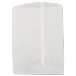 Ross & Wallace Paper Products Grocery Bag, 30# Size, 30# Basis Weight, 7.5" x 10.5", White, 500/Box