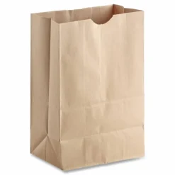 Ross & Wallace Paper Products Grocery Paper Bags, 1/6 BBL Size, 57# Basis Weight, 12