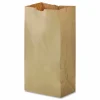 Ross & Wallace Paper Products Grocery Paper Bags, 12# Size, 40# Basis Weight, 7" x 4.38" x 13.75", Kraft, 500/Bundle