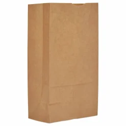Ross & Wallace Paper Products Grocery Paper Bags, 12# Size, 40# Basis Weight, 7" x 4.38" x 13.75", Kraft, 500/Bundle