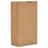 Ross & Wallace Paper Products Grocery Paper Bags, 10# Size, Extra-Heavy-Duty, 60# Basis Weight, 7" x 4.38" x 13.75", Kraft, 500/Bundle