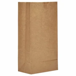Ross & Wallace Paper Products Grocery Paper Bags, 8# Size, Heavy-Duty, 50# Basis Weight, 6" x 3.88" x 12.5", Kraft, 500/Bundle