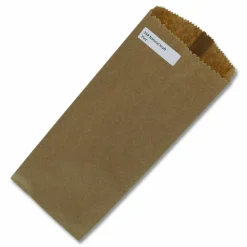 Ross & Wallace Paper Products Grocery Paper Bags, Liquor Pint Size, 35# Basis Weight, 4 x 2.5 x 11.5, Brown, 500/Bundle