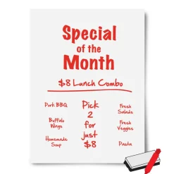 Royal Brites Dual-Sided Dry-Erase Poster Board, 22