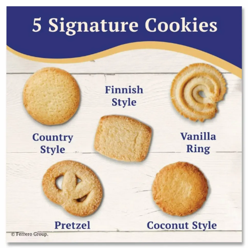 Royal Dansk Cookies, Danish Butter, 12oz Tin