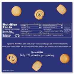 Royal Dansk Cookies, Danish Butter, 12oz Tin