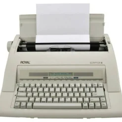 Royal Portable Electronic Typewriter With Memory an Display