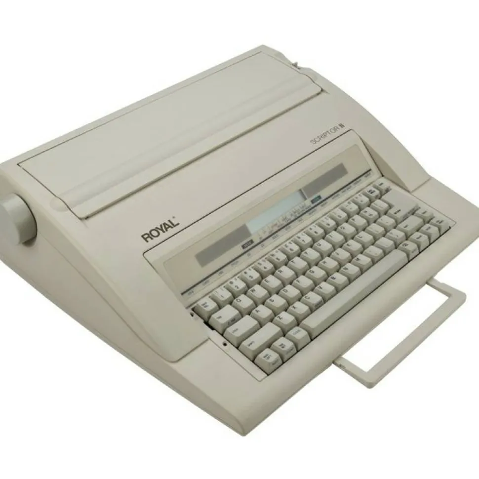 Royal Portable Electronic Typewriter With Memory an Display