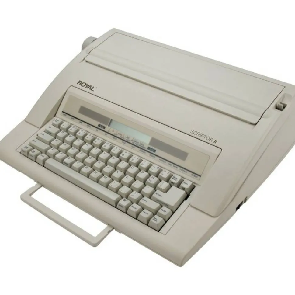 Royal Portable Electronic Typewriter With Memory an Display
