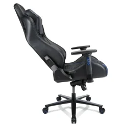 RS Gaming Davanti Vegan Leather High-Back Gaming Office Chair, Black/Blue, BIFMA Compliant