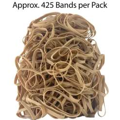 Rubber Bands, #64, 3-1/2" x 1/4", Crepe, 1-Lb Bag, Approx 425 Per Bag