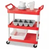 Rubbermaid Commercial Cutlery Bin, 4 Compartments, 11.5 x 21.25 x 3.75, Plastic, Gray