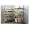 Rubbermaid Commercial Food/Tote Boxes, 5 gal, 26 x 18 x 3.5, Clear, Plastic