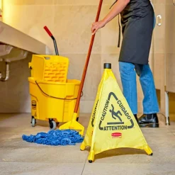 Rubbermaid Commercial Multi-Lingual Caution Safety Cone