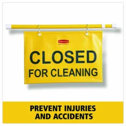 Rubbermaid Commercial Site Safety Hanging Sign, 50 x 1 x 13, Yellow