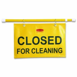 Rubbermaid Commercial Site Safety Hanging Sign, 50 x 1 x 13, Yellow