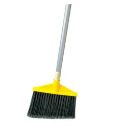Rubbermaid Angled Aluminum Broom, 56", Gray