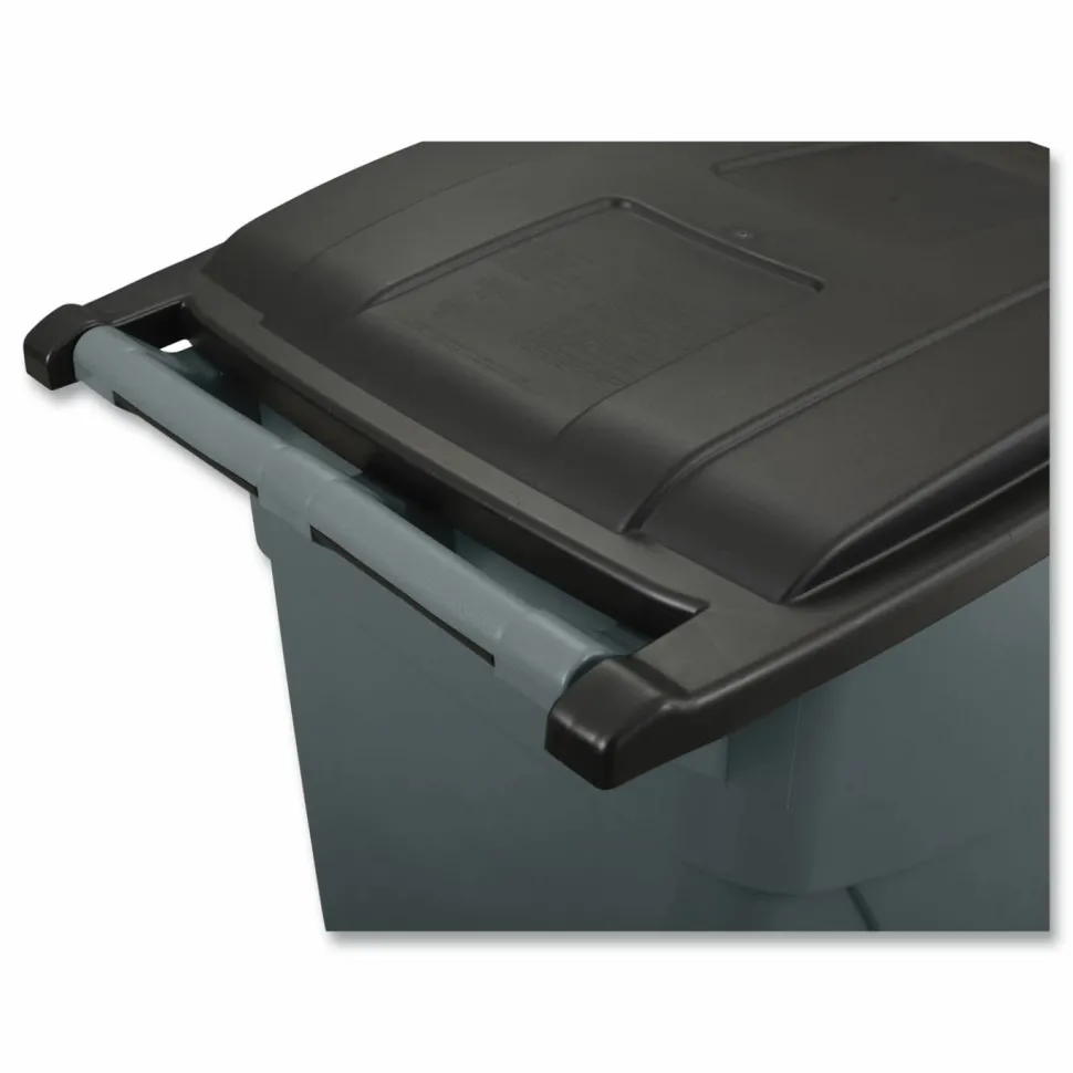 Rubbermaid Brute Big Wheel Container, 50 Gallons, Gray
