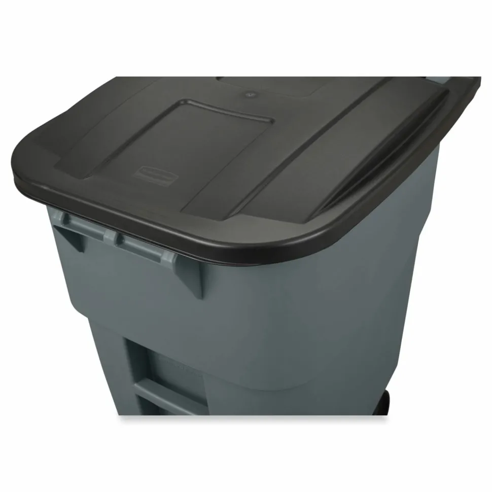 Rubbermaid Brute Big Wheel Container, 50 Gallons, Gray