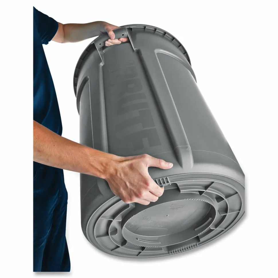 Rubbermaid Brute 44-Gallon Waste Container, Gray